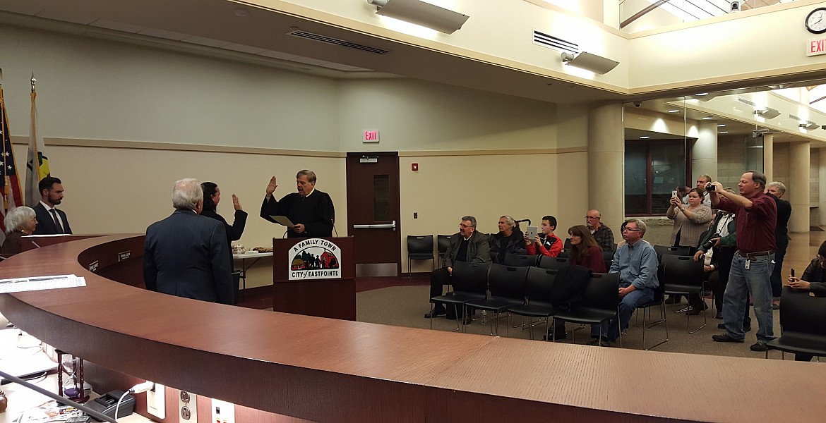 Swearing In New City Council Members